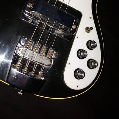 Rickenbacker 4001 Bass, mint, case 1978 - jetglo image 5