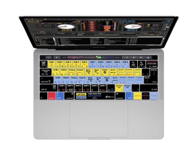 Serato DJ - Scratch Live Keyboard Cover for MacBook Pro (Late 2016+) w/ Touch Bar image 1