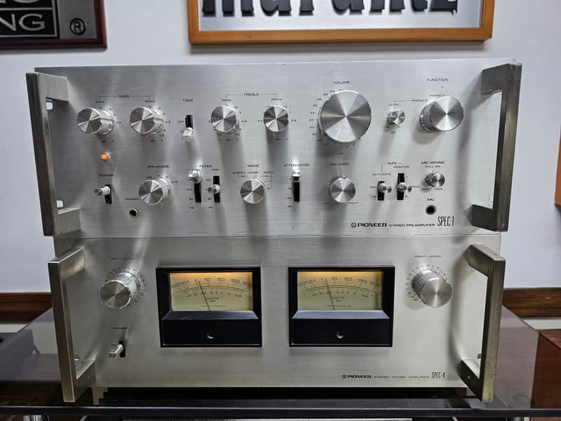 Pioneer SPEC-1 Preamplifier and SPEC-4 Power Serviced Operational