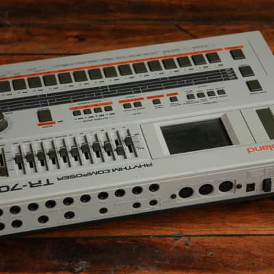 1987 Roland TR-707 Rhythm Composer Drum Machine w/ M-64C Memory Cartridge image 6