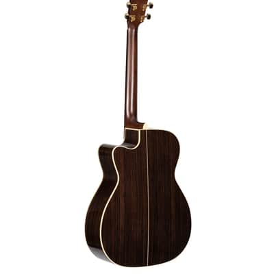 Alvarez Yairi WY1TS-  Joe Bonamassa Model Folk/OM Acoustic Guitar in Tobacco Sunburst Gloss Hardshell Case Included image 3
