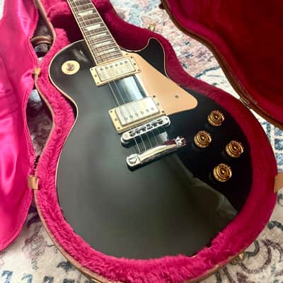 2001 Gibson Les Paul Standard "EBONY BLACK" + SD '59 PICKUPS + OHSC image 3