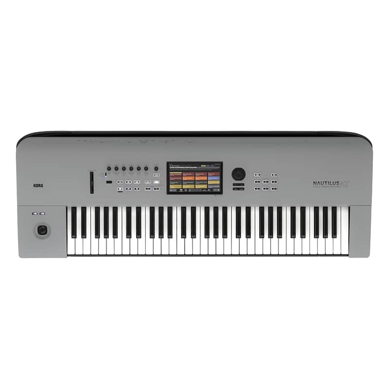 Korg Nautilus AT 61-Key Workstation Keyboard - Limited Edition Gray - Open Box image 1