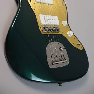 Brown Bear Guitars Jazzmaster British Racing green with Descendant bridge/vibrato image 12