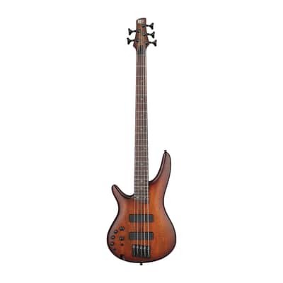 Ibanez SR505AL Standard 5-string Left-handed Bass Guitar - Mahogany Brown Burst image 2