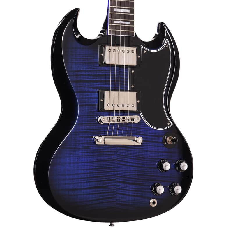 Gibson Custom Shop SG Custom Made 2 Measure Blue Widow image 1