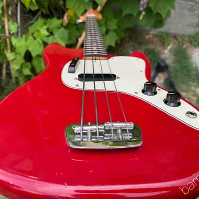 1975 Fender Musicmaster Bass - Dakota Red - OHSC image 12