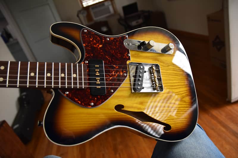 Warmoth Telecaster Semi Hollow , 2025, Exceptional condition & specs, ( Fender Licensed American Professional II Thinline equivalent) image 1