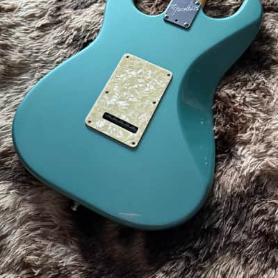 1997 Fender US Lone Star Stratocaster - Teal Green Metallic image 12