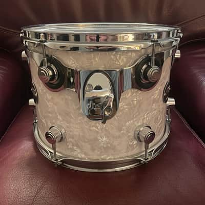 DW Performance White Marine Pearl Rack Tom 12x9" image 2