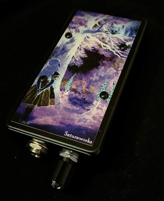 Saturnworks Black Passive Reamp Reamping Balanced Line Level to Instrument Level Converter Box Device - Handcrafted in CA image 1