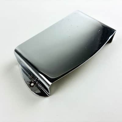 Fender Vintage Precision Bass Bridge Cover "Ashtray" Chrome 1960s–1970s image 2