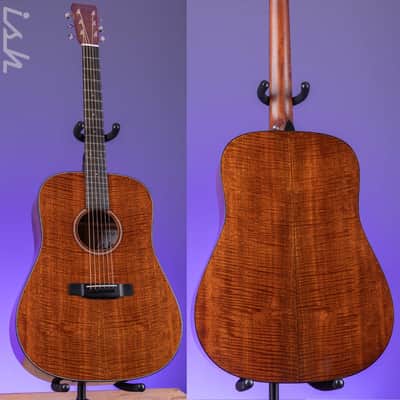 Martin Custom Shop D-18 Style Dreadnought Flamed Mahogany image 1