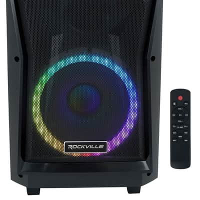 Rockville RockNGo 800 10" Portable Wireless Bluetooth Speaker w/LED + Microphone image 11