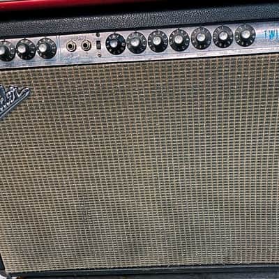 Fender Twin Reverb 1971 - Silver Face No Master - Europe Transf. 110-220 Volts imagen 17