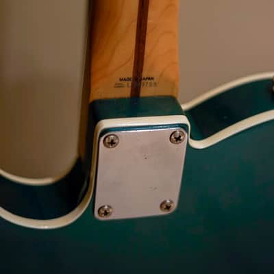 Fender Telecaster 62 Custom 1996 Sherwood Green image 9
