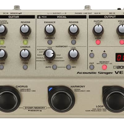 Boss VE-8 Acoustic Singer Multi-Effects Pedal - Open Box image 1