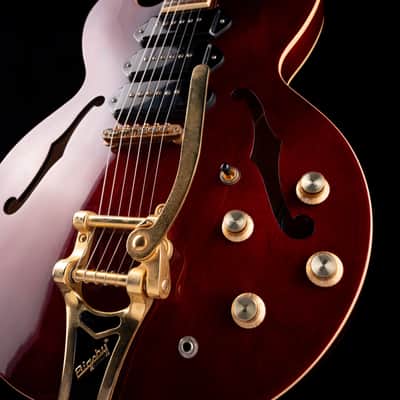 Pre-Owned 2009 Epiphone Riviera P93 WR Wine Red With OHSC image 6