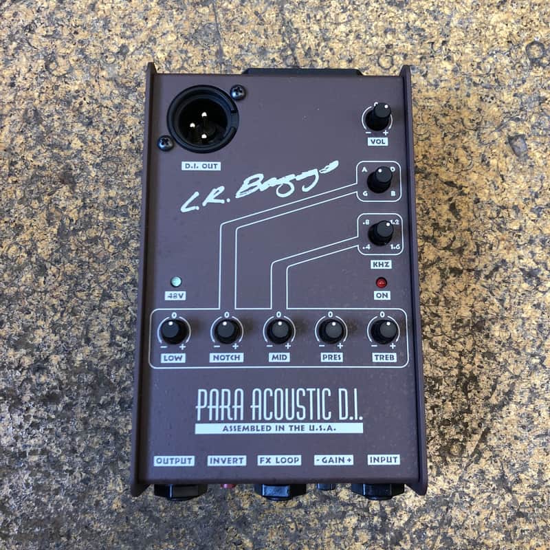 L.R. Baggs Para DI Acoustic Guitar Preamp/DI with 5-band EQ image 1