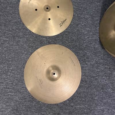 Zildjian 15" A. Zildjian Hollow Logo Quick Beat Hi-Hat Cymbals (Pair) 1978 - 1982 - Traditional image 5
