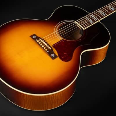 2015 Gibson Custom Shop J-185 Red Spruce - Sunset Burst | USA Mini Jumbo Limited Edition 1 / 75 "AA" Adirondack Spruce Top L.R. Baggs Pickup | CoA OHSC image 6