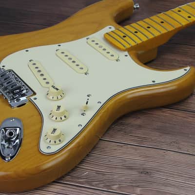 Alnico 5 Prewired Pickguard 3 Single Coil Pickups Loaded Electric Guitar Pickguard-Cream image 5