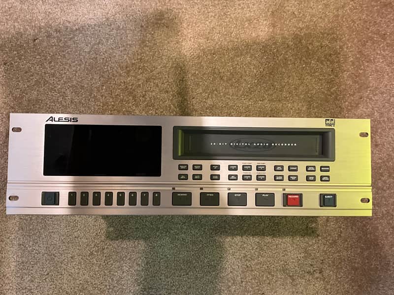 Alesis ADAT-LX20 Type II 20-Bit 8-Track Digital Audio Recorder 1998 - 2002 - Aluminum image 1