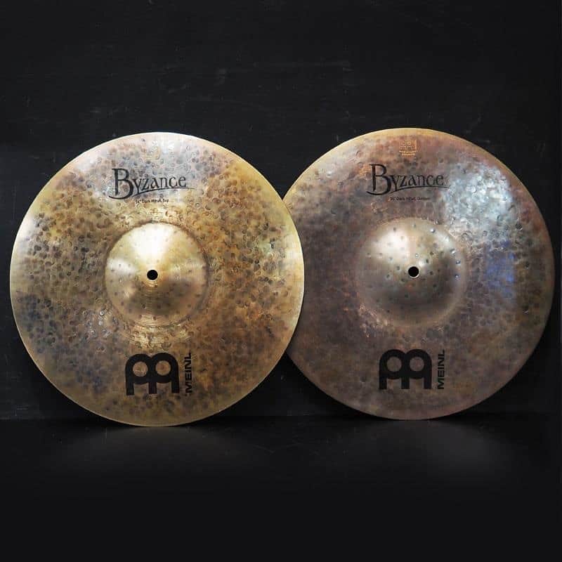 MEINL USED ​​Used Byzance Dark Hihats 14 [B14DAH/ Top:1164g Bottom:1434g] image 1