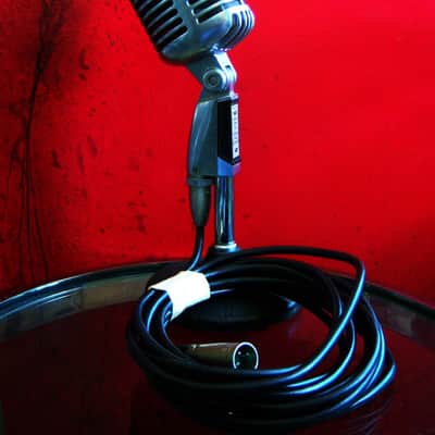Vintage 1960's Shure 55S Unidyne dynamic cardioid microphone multi Z w accessories Elvis 55SW 556S 55 image 8