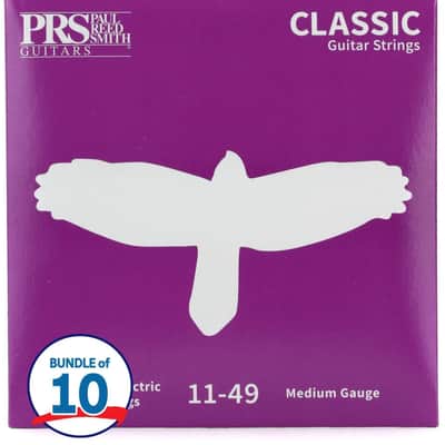 PRS Classic Electric Guitar Strings - .011-.049 Medium 10-pack image 1