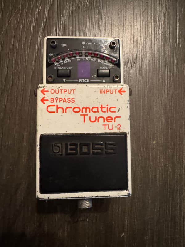 Boss TU-2 Chromatic Tuner (Dark Gray Label) 1998 - 2009 - White image 1
