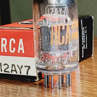 12AY7 RCA NOS/NIB MaxiPreamp2/TV7 tested ( 1 ) tube lot image 1