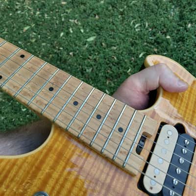 Peavey EVH Wolfgang with Floyd Rose 2004 - Transparent Amber w/paperwork image 19