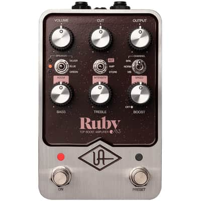 Universal Audio Ruby '63 Top Boost Amplifier Pedal image 1