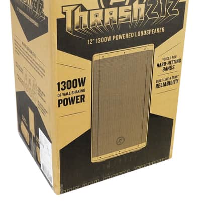 Mackie Thrash212 12” 1300W Powered Active DJ PA Speaker Thrash 212+Slip Cover image 2