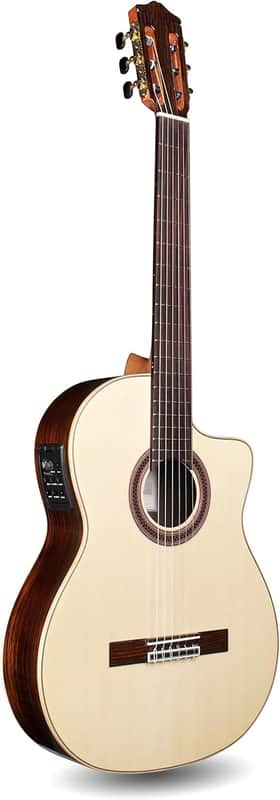 Studio Negra Cutaway Flamenco Acoustic-Electric Nylon String Guitar image 1