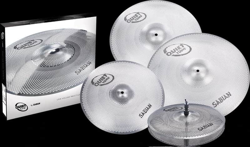 SABIAN QTPC504 Quiet Tone Practice 4-Pack Cymbals Package Made In Canada image 1
