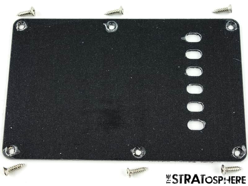 Fender Squier Classic Vibe 70s Strat, TREMOLO COVER, Black! image 1
