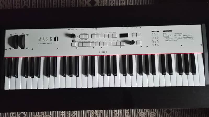 Kodamo MASK1 Polyphonic Bitmask Keyboard Synthesizer image 1