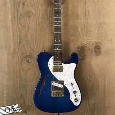 Levinson Blade Delta T2 Thinline Telecaster Ocean Blue MIJ image 2