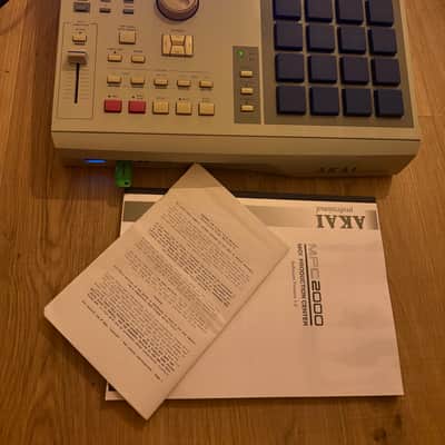 Akai MPC 2000 NEW BLUE SCREEN FAT BLUE PADS USB floppy emulator image 4