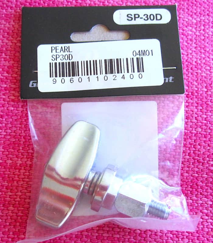 Pearl SP30D Bass Drum Spur Leg Wing Bolt, Nut, Washers image 1
