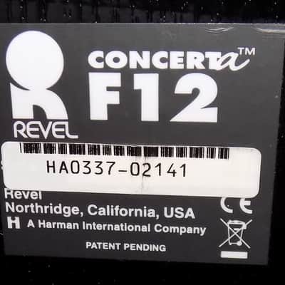 Revel Concerta F12 home hifi floor front main speakers image 7