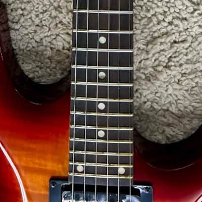 Dean C380F TAB Electric Guitar Custom 380 Floyd C380Ftab Trans Amberburst Guitar image 7