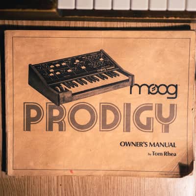 1981 Moog Prodigy 32-Key Monophonic Analog Synthesiser ( with original manual - super rare!) image 11