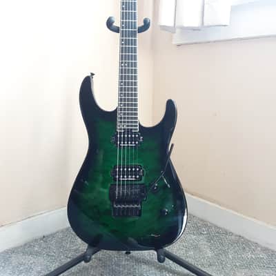 Jackson Pro Series DK2Q Dinky 2018 - 2019 - Transparent Green Burst image 1