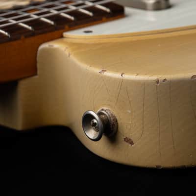 Fender Telecaster 1960's replica - Rosewood board, White Blond, nitro, light relic image 4