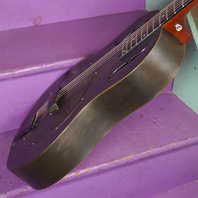 2014 National NRP Steel 12-Fret Resonator Guitar (VIDEO! Fresh Work, Ready) image 16