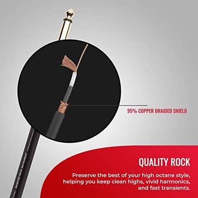 Monster PROLINK ROCK INSTRUMENT CABLE - 21 FT - ST MROCK2-21WW-U (Pack of Two) image 7