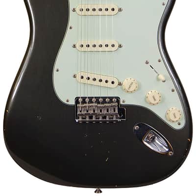 Fender Custom Shop 30th Anniversary MBS 61 Stratocaster Journeyman Relic by Paul Waller 2017 - Aged Chacoal Frost image 2